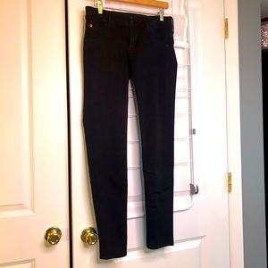 Hudson low rise black jeans